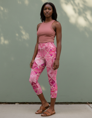 Poppy capri yoga leggings