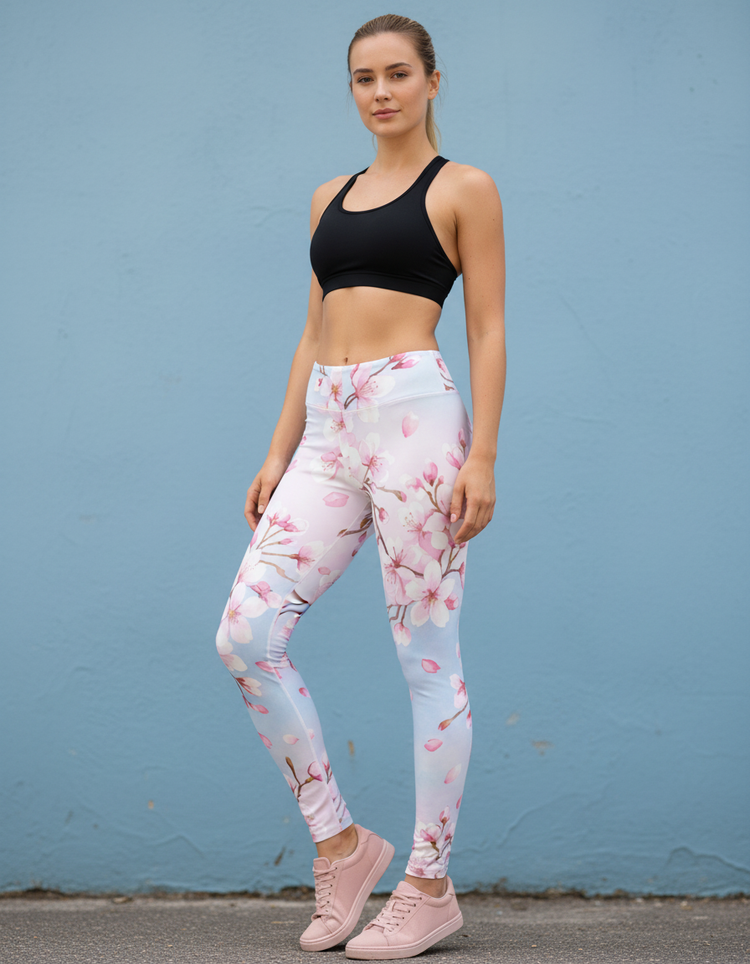 Women's Sakura Cherry Blossom Leggings