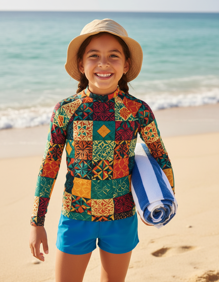 Boys Acacia Pulse boys rashguards