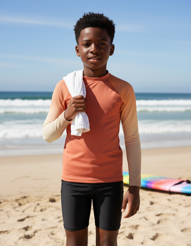 Youth YUV Color Space Rash Guard