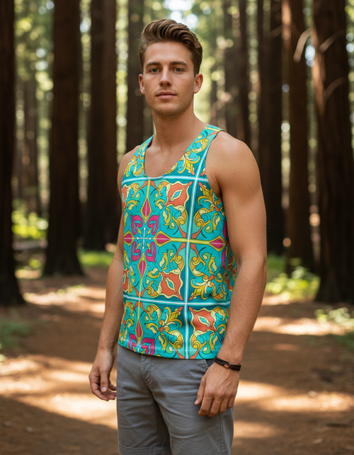 Men's Azul men's tank tops