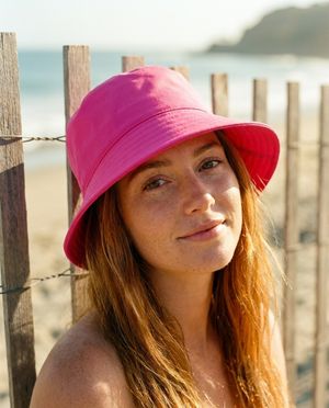 Electric Fuchsia Aubergine & Lilac bucket hats
