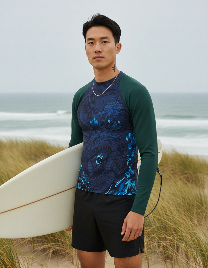 Rashguard — Men's Navy Ember