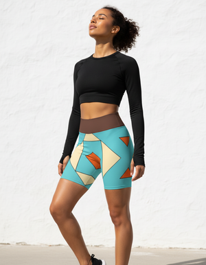 Vector yoga shorts