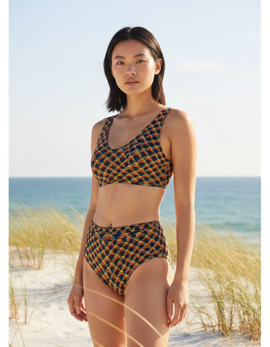 Kairo High-Waisted Bikini Top
