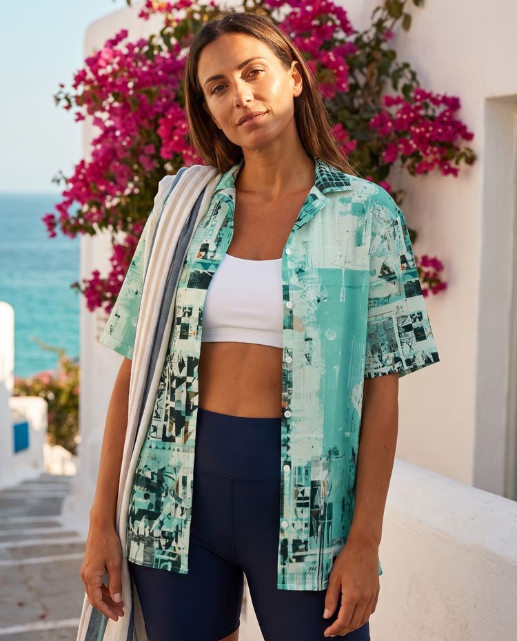 Jelly Mint Cortex Hawaiian Shirt
