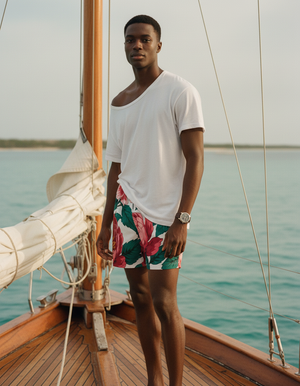 Lotus Men's Swim Trunks Men's Swim Trunks — Dripper