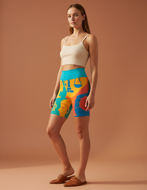 Celestia Yoga Shorts Yoga Shorts — Dripper