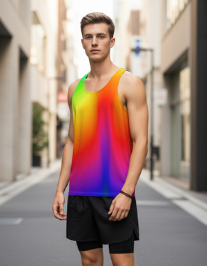 Men's Lustre men's tank tops