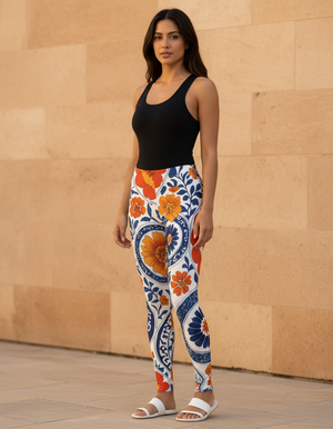 Jingdezhen full-length leggings