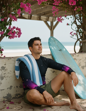 Men's Nebula men's short-sleeve rashguards