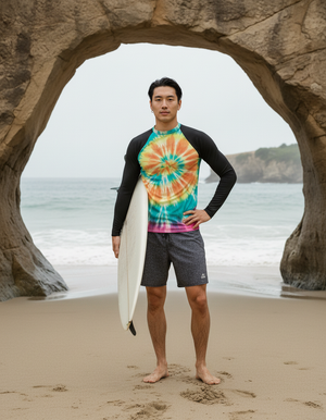 Nebula Rash Guard Men's Rashguard — Lolekai