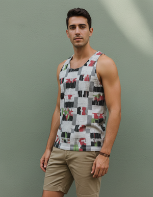 Men's White Onyx Nia tank tops