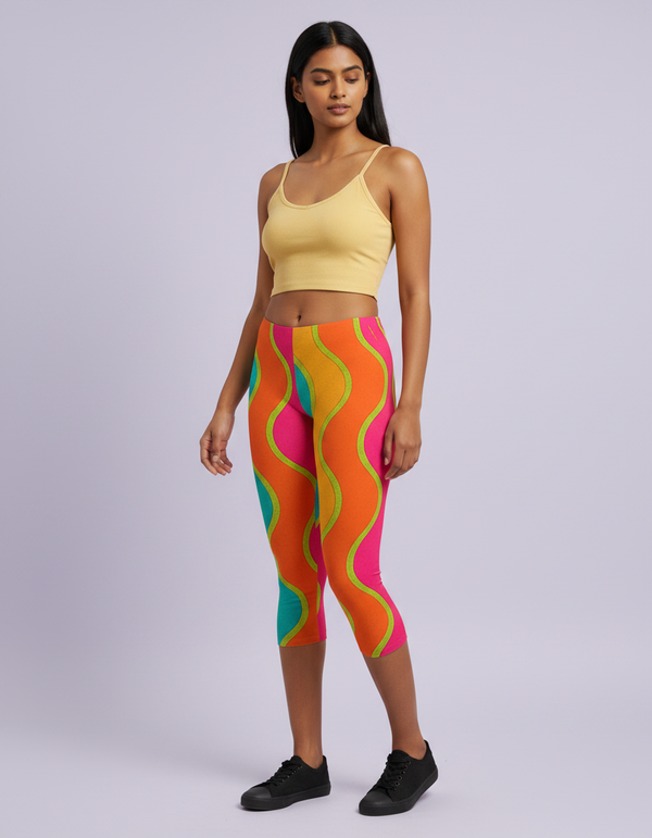 Tatewaku capri leggings