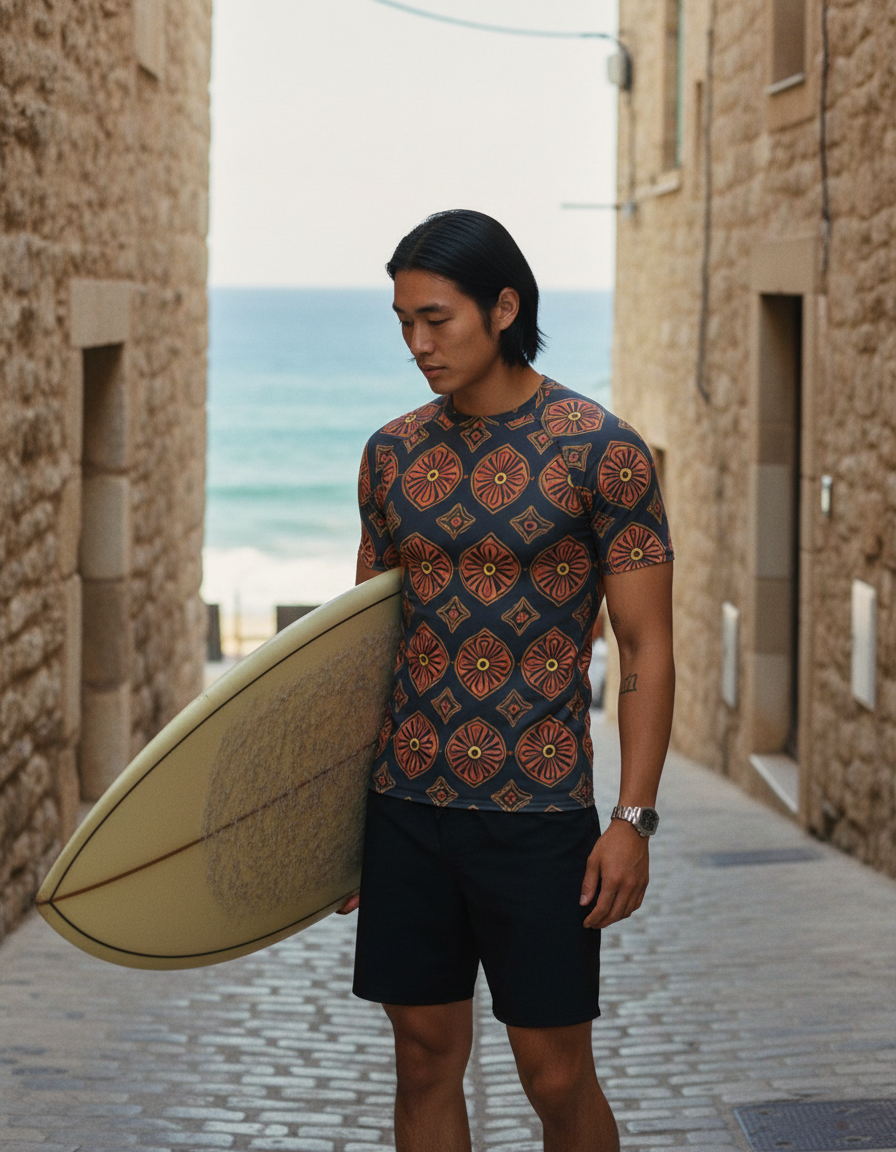 Yuki Rash Guard Men's Rashguard — Lolekai