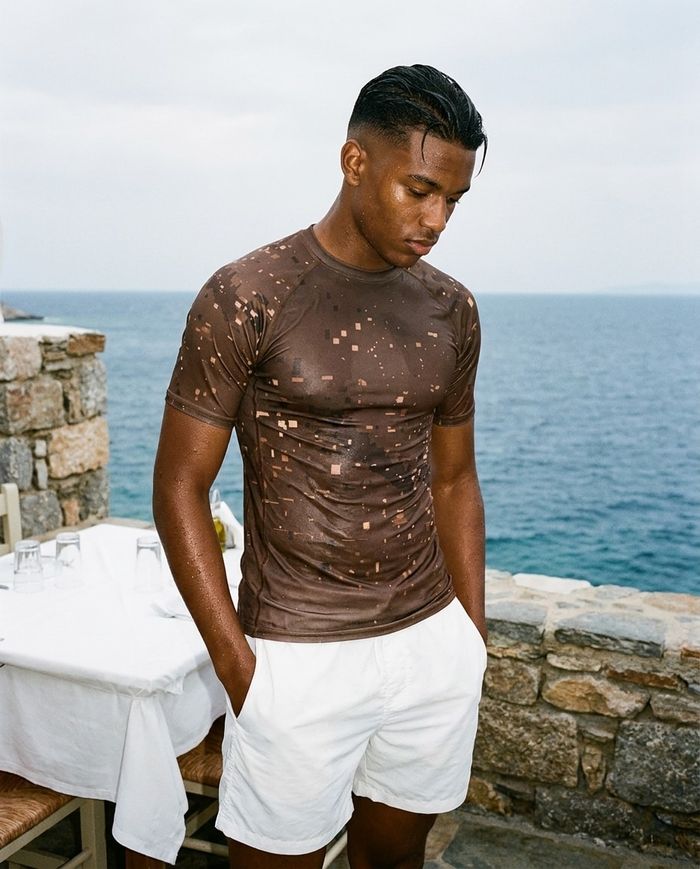 Rashguard — Men's Coffee Bean Flare