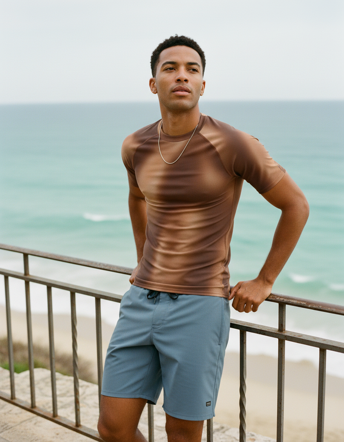 Rashguard — Men's Coffee Bean Chroma