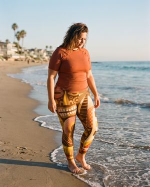 Amber Haze Makai plus size leggings