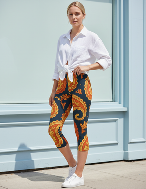 Zarifa capri leggings
