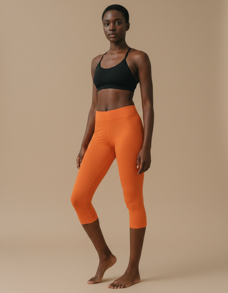Capri Leggings in Persimmon