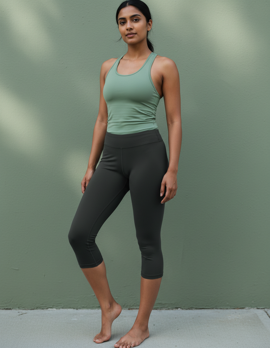 Capri Leggings in Anthracite