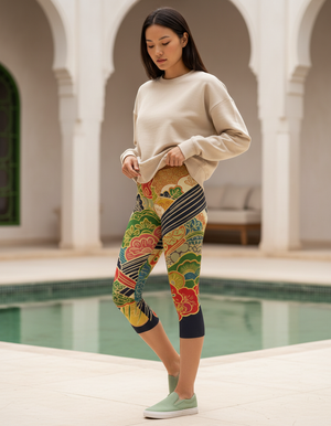 Hikari Capri Leggings Capri Leggings — Dripper