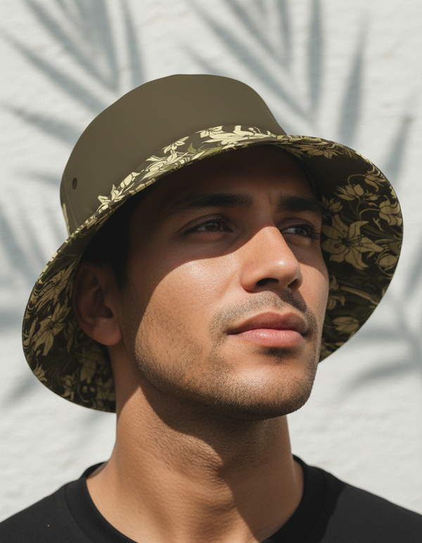 Art Nouveau bucket hats