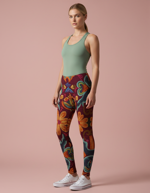Tlaloc full-length leggings