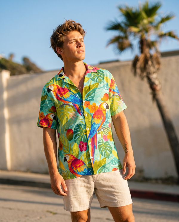 Parrot Collection hawaiian shirts