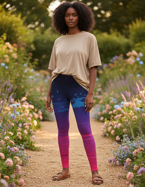Glitch Collection Women's Leggings women's leggings