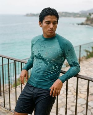 Men's Alexandrite Ember men's rashguards