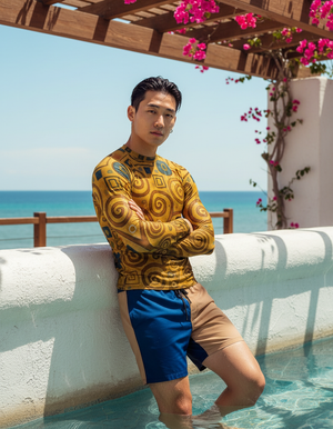 Men's Elysium men's short-sleeve rashguards