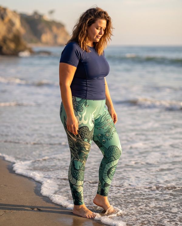 Dragon's Lair Leggings plus-size leggings