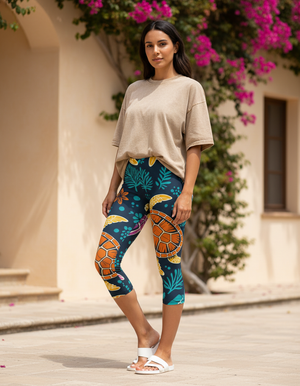 Serenity Capri Leggings Capri Leggings — Dripper
