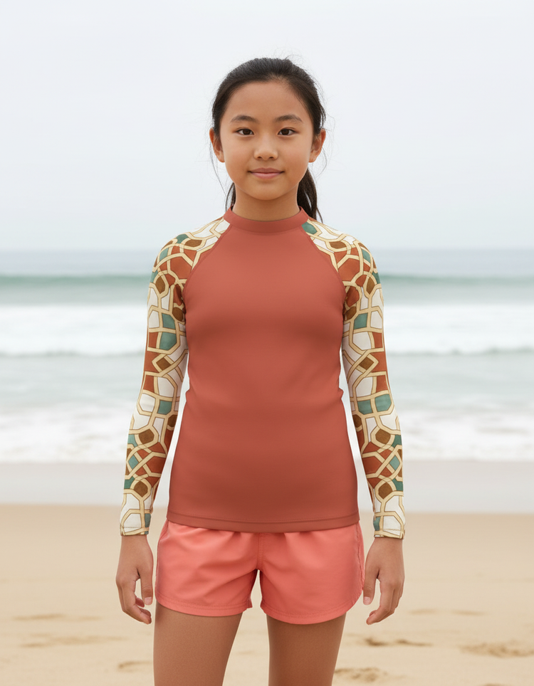 Youth Alhambra Patterns Rash Guard