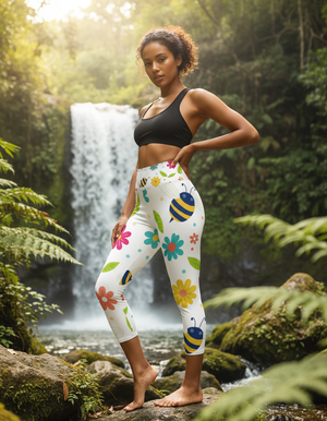 Buzz Capri Yoga Leggings Capri Yoga Leggings — Dripper