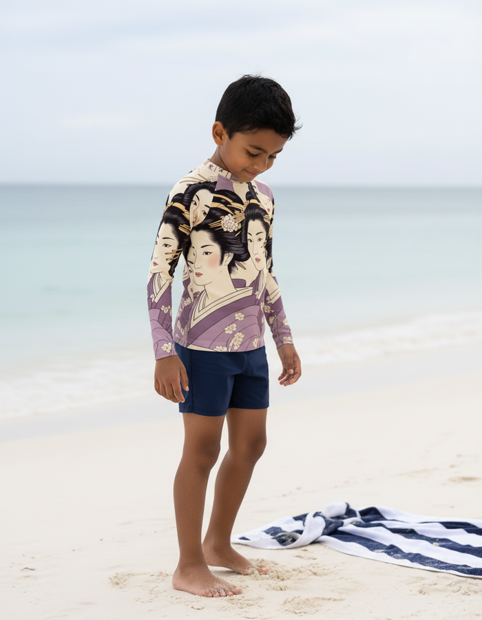 Rashguard — Kids Burnished Lilac Yume