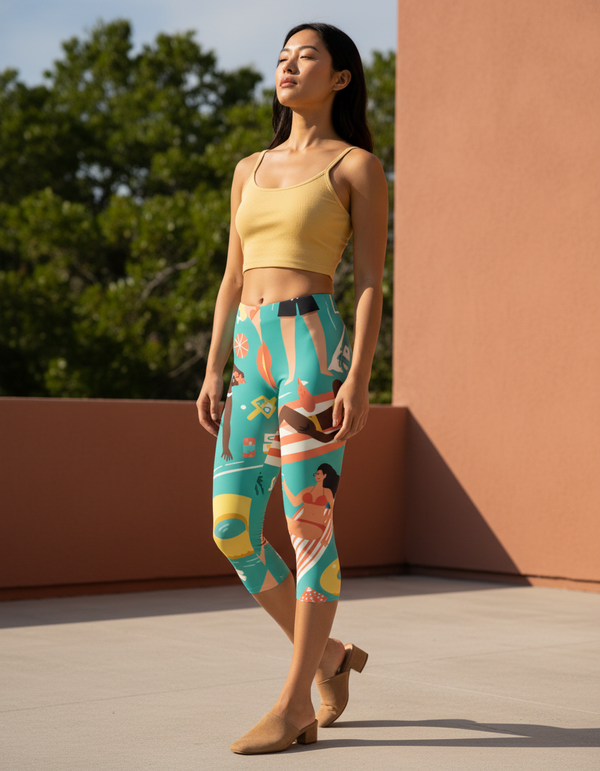 Pool Collection capri leggings