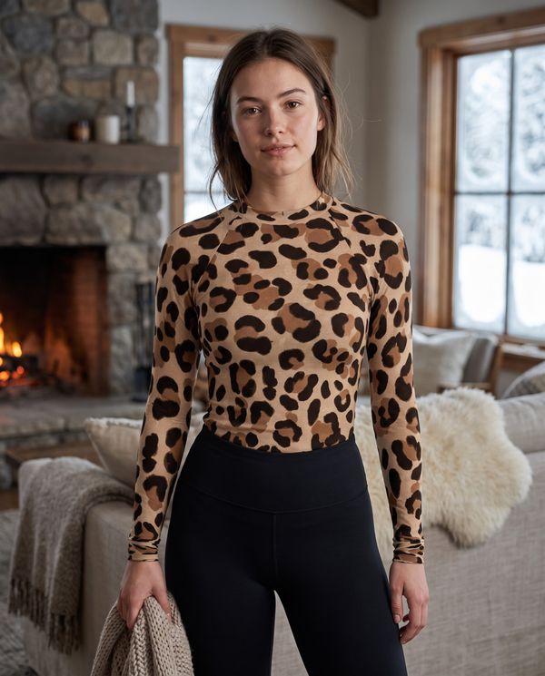 Women's Angora Feline Base Layer Top