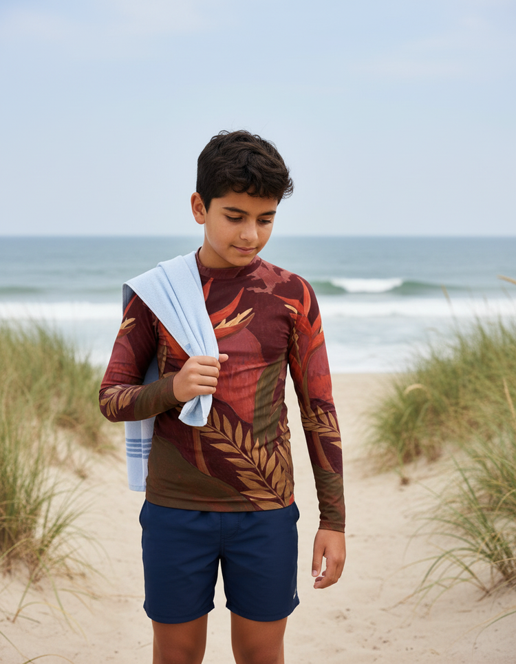 Youth Gauguin Tahiti Rash Guard