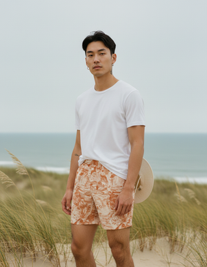 Burnt Sienna Haven men's swim trunks