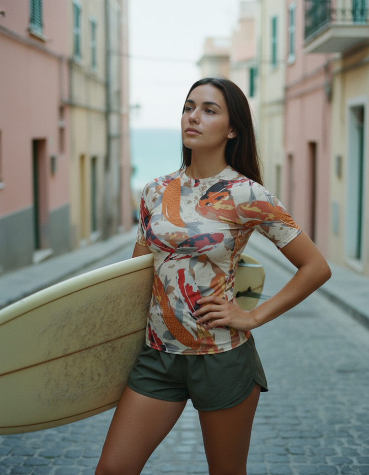 Women's Angora Nami women's short-sleeve rashguards