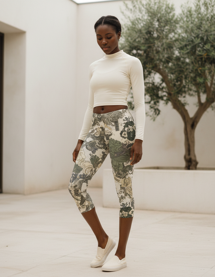 Women's Kuniyoshi Capri Leggings