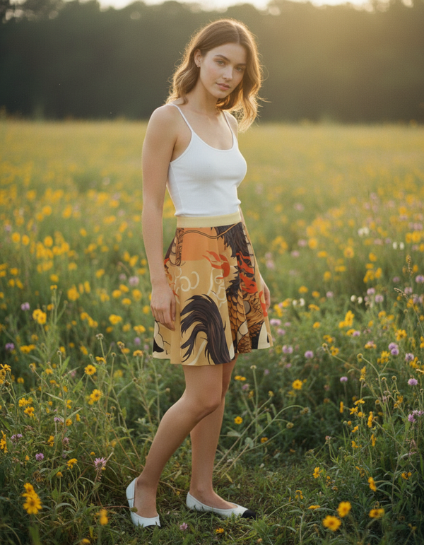 Kirin Rising skater skirts