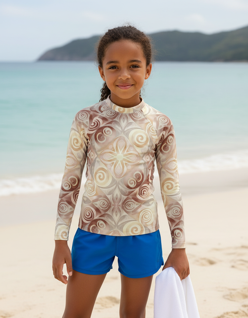 Kids Angora Prism kids rashguards