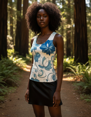 Women's Aqua women's tank tops