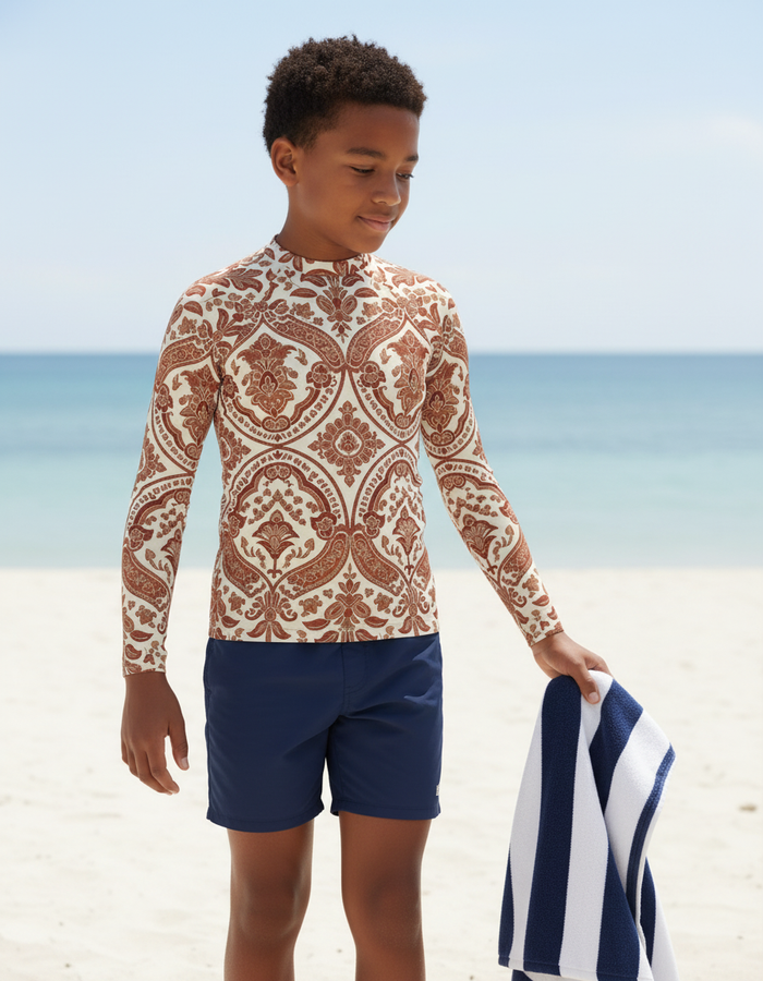 Rashguard — Youth Burnt Sienna Sari