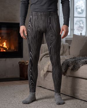 Graphite Grain men's base layer bottoms