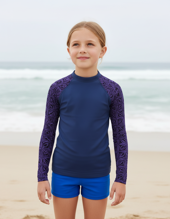 Rashguard — Kids Rhodonite Chord