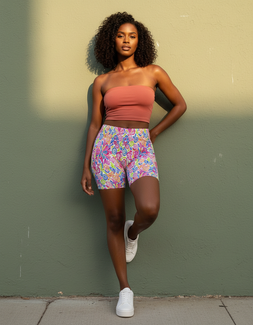 Rimpa women's short shorts
